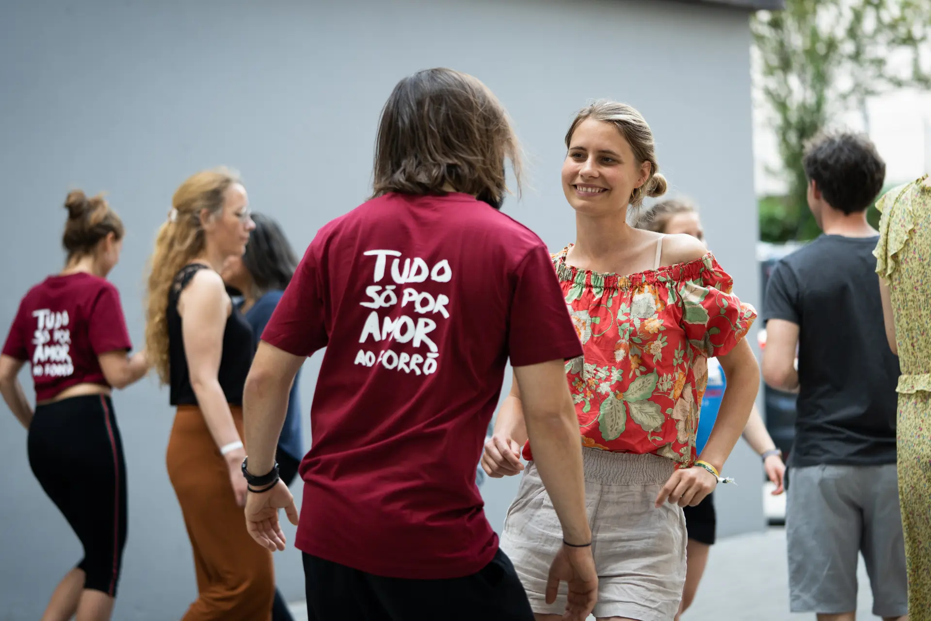 Forró-Community beim Tanzen